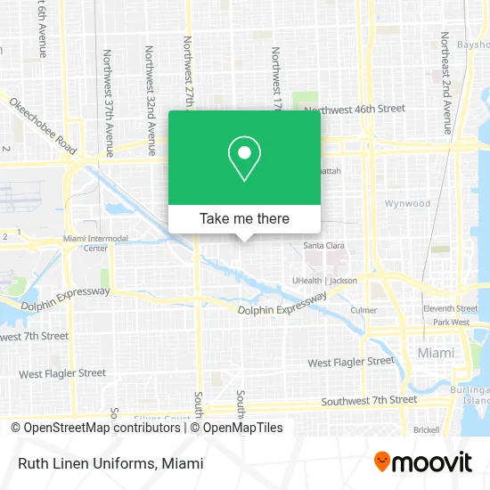 Ruth Linen Uniforms map