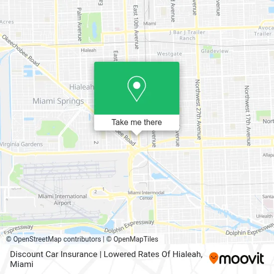 Discount Car Insurance | Lowered Rates Of Hialeah map