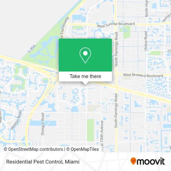 Residential Pest Control map