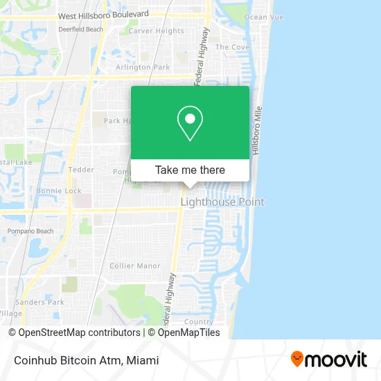 Coinhub Bitcoin Atm map
