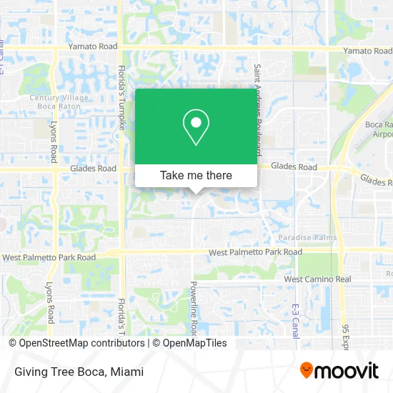 Giving Tree Boca map