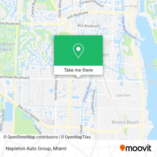 Napleton Auto Group map