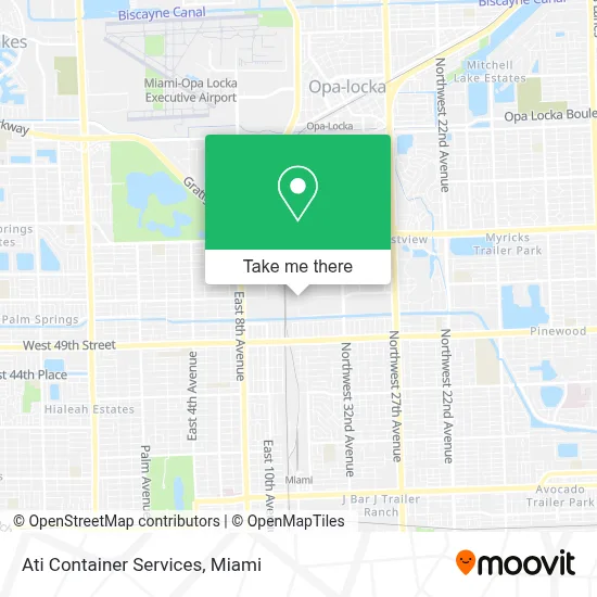 Ati Container Services map