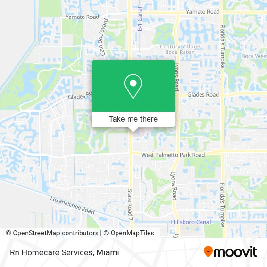 Rn Homecare Services map