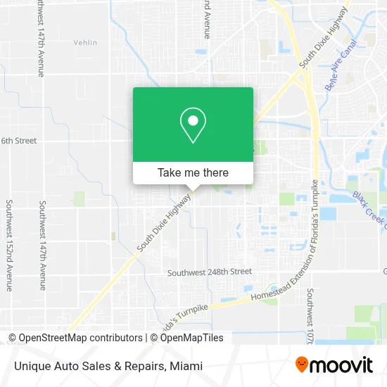Unique Auto Sales & Repairs map