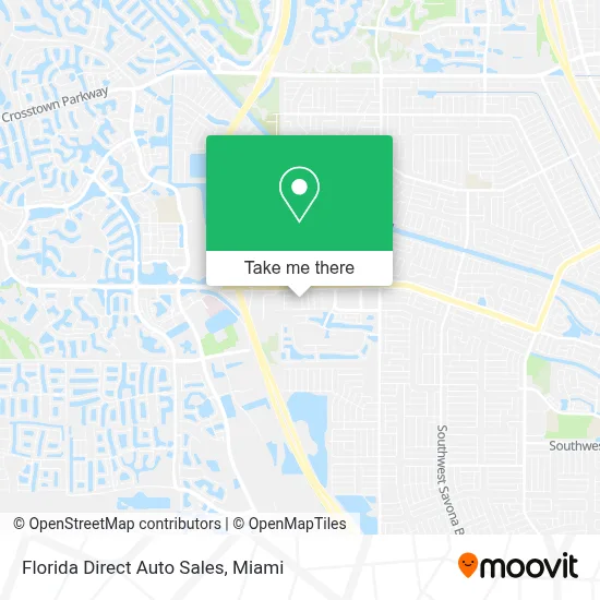 Florida Direct Auto Sales map