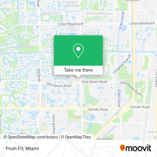 Posh Fit map