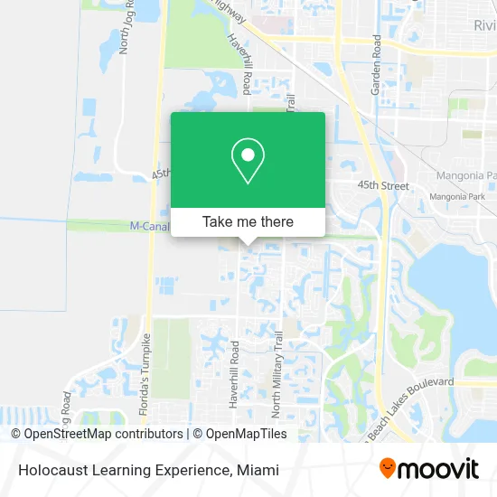 Holocaust Learning Experience map