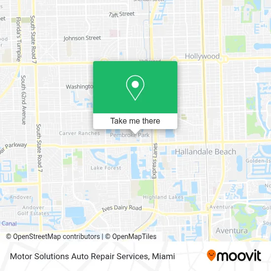 Motor Solutions Auto Repair Services map