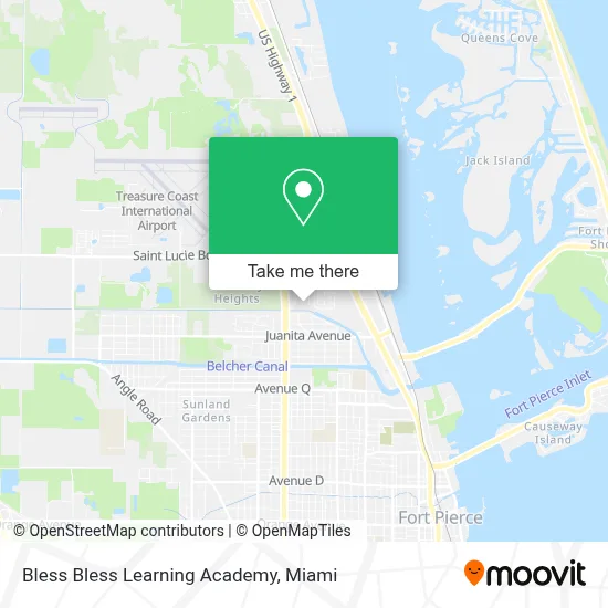 Bless Bless Learning Academy map