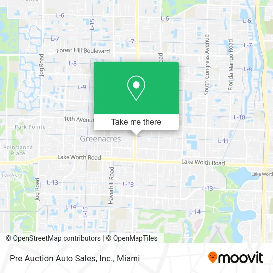Pre Auction Auto Sales, Inc. map