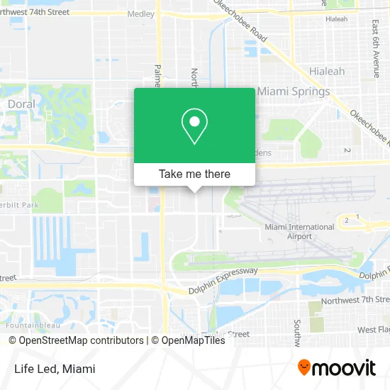 Life Led map