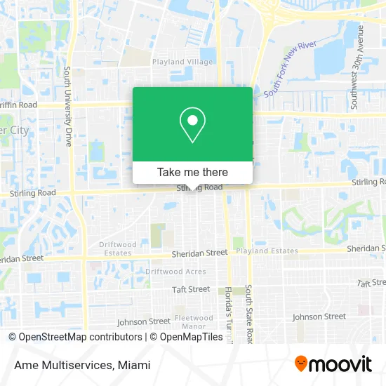 Ame Multiservices map