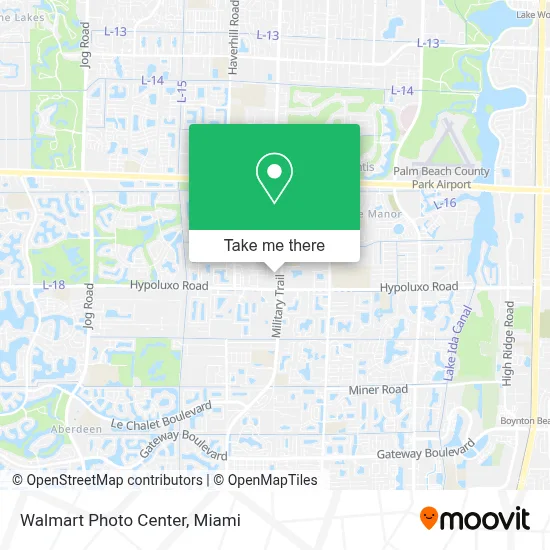 Walmart Photo Center map