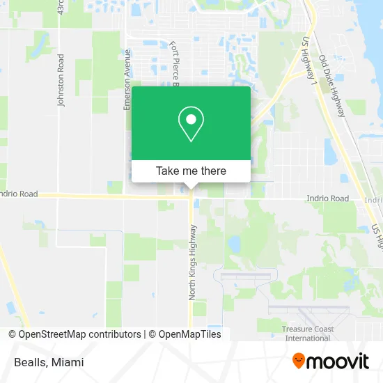 Bealls map