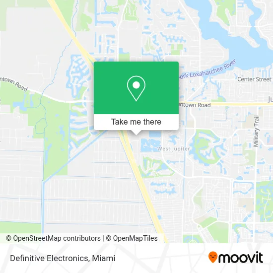 Definitive Electronics map