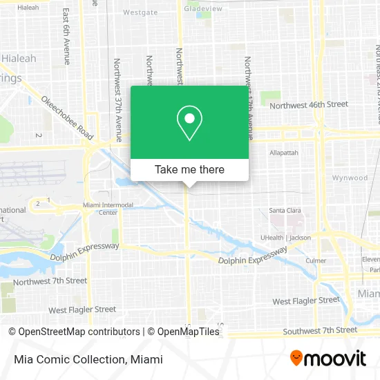 Mia Comic Collection map
