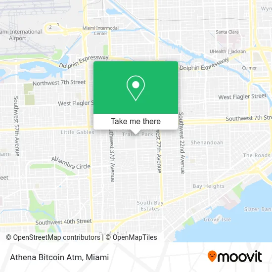 Athena Bitcoin Atm map