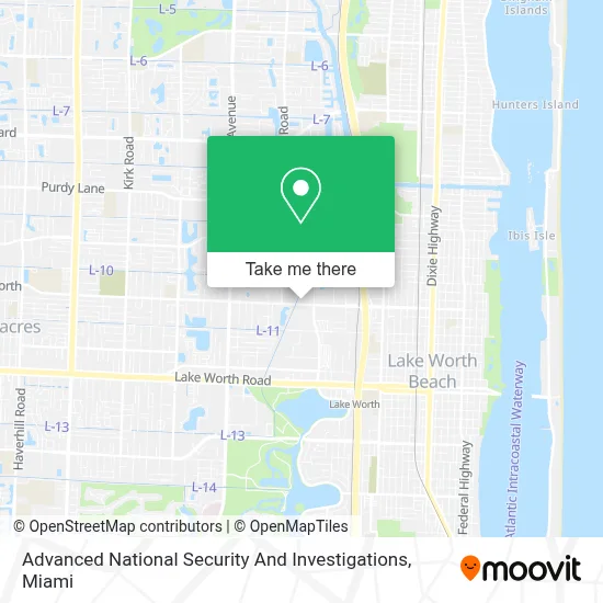 Advanced National Security And Investigations map