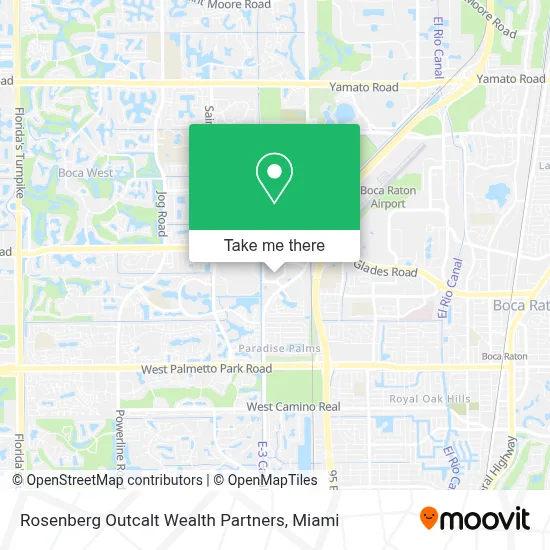 Rosenberg Outcalt Wealth Partners map