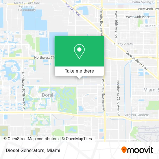 Diesel Generators map