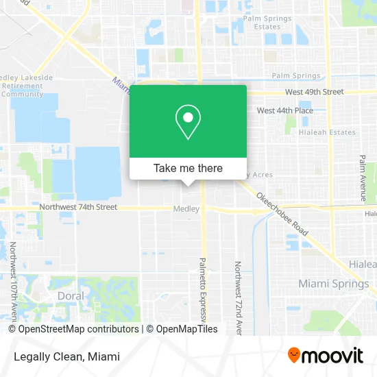 Legally Clean map