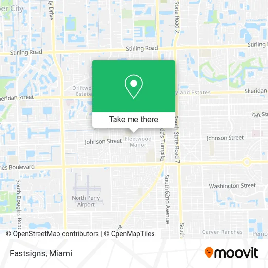 Fastsigns map