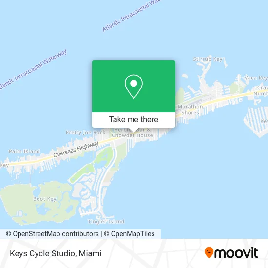 Keys Cycle Studio map