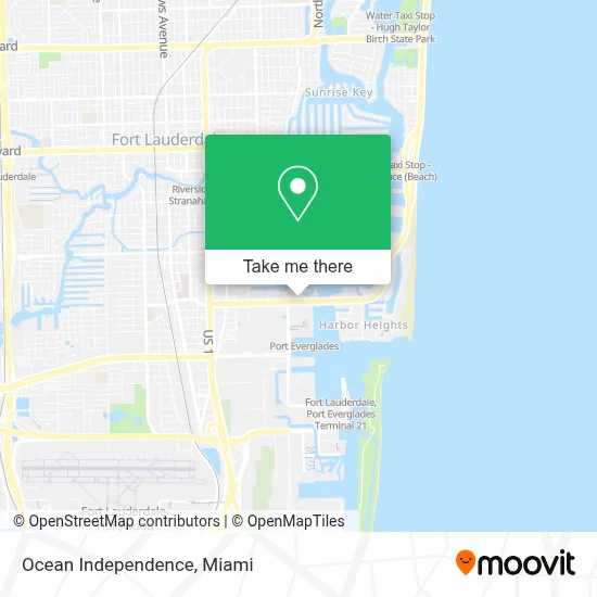 Ocean Independence map