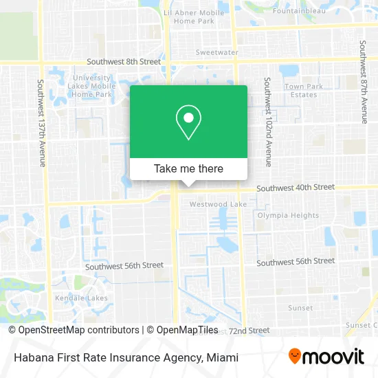 Habana First Rate Insurance Agency map