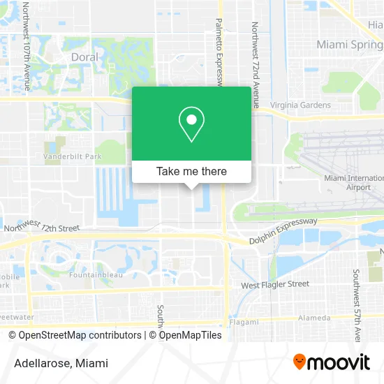 Adellarose map