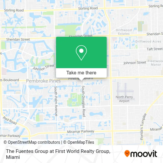 The Fuentes Group at First World Realty Group map