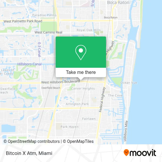 Bitcoin X Atm map