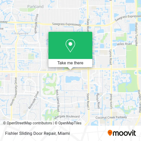 Fishler Sliding Door Repair map