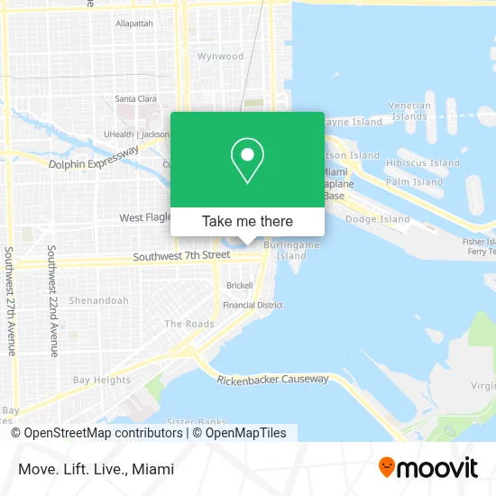Move. Lift. Live. map