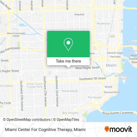Miami Center For Cognitive Therapy map