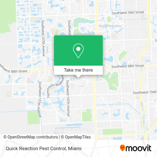 Quick Reaction Pest Control map