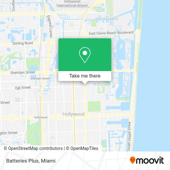Batteries Plus map