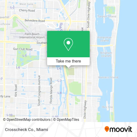 Crosscheck Co. map