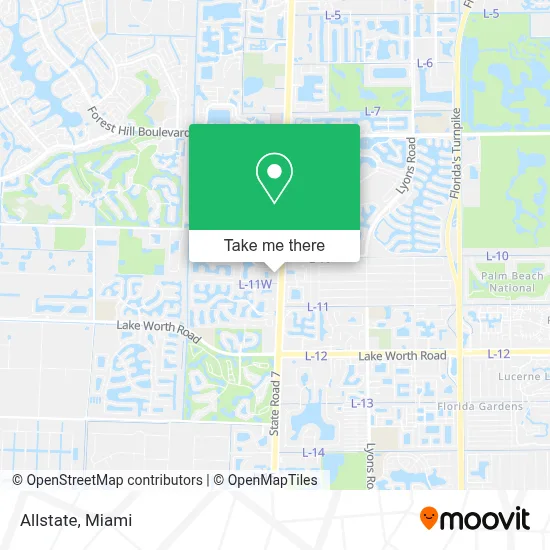 Allstate map