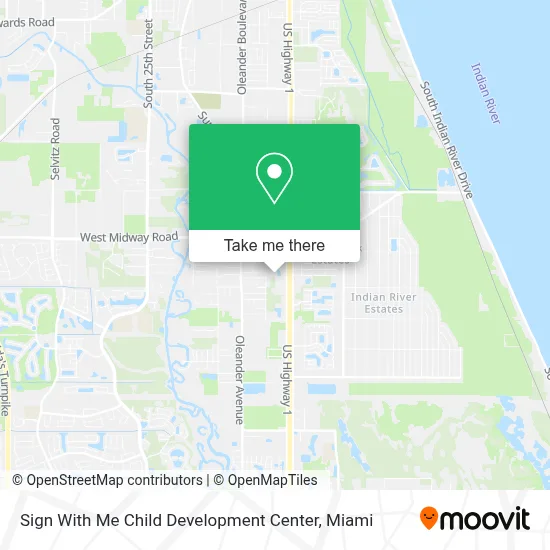 Sign With Me Child Development Center map