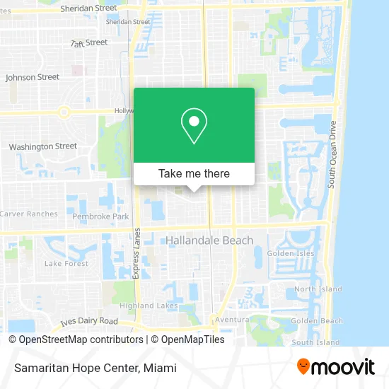 Samaritan Hope Center map