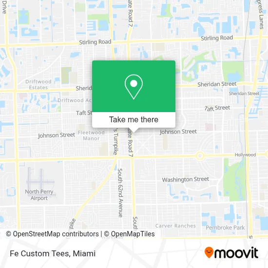 Fe Custom Tees map