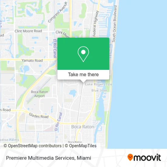 Premiere Multimedia Services map