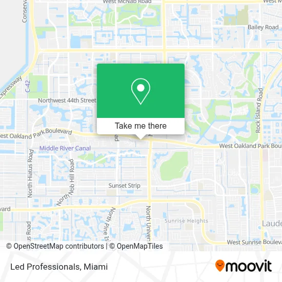 Led Professionals map