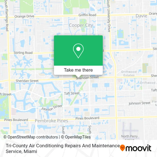 Tri-County Air Conditioning Repairs And Maintenance Service map