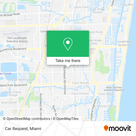 Car Request map