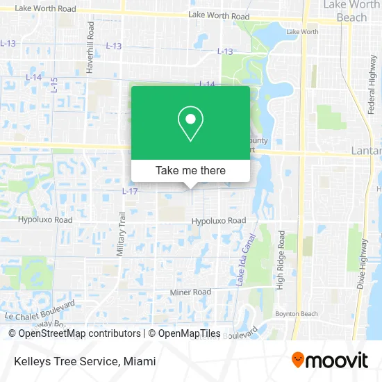 Kelleys Tree Service map