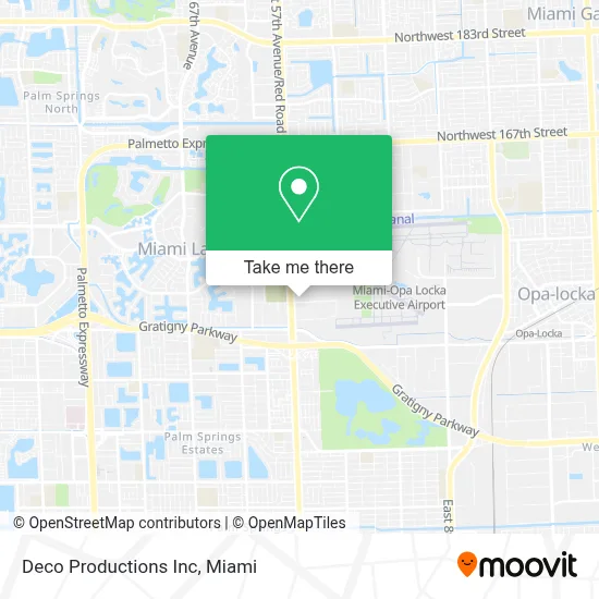 Deco Productions Inc map