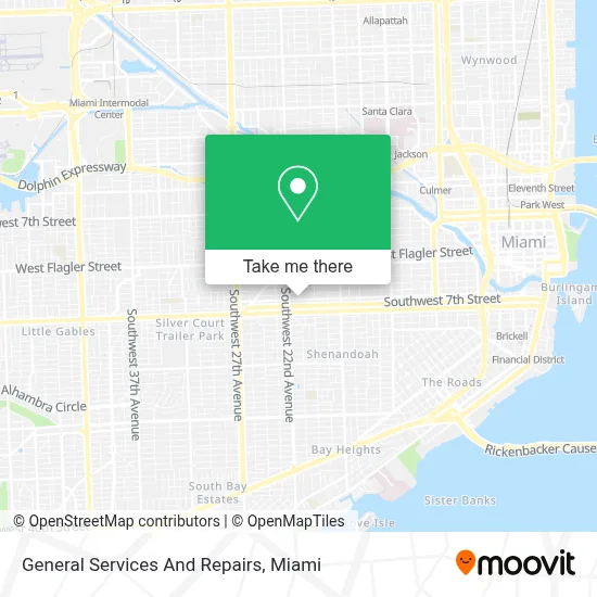 General Services And Repairs map